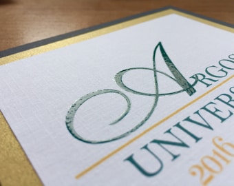 High School graduation announcement/Square Graduation Announcement/Unique Graduation Announcement