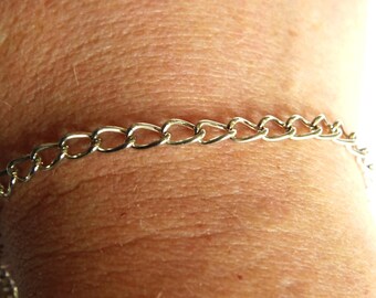 1 M chain links 5 x 3 mm antique silver