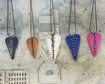 Burton Inspired Heart Pendant