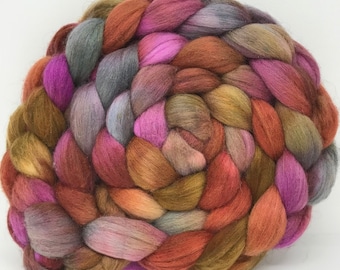Spinning Fiber Polwarth/Bombyx/Firestar 60/20/20- 7.5oz - Castle Stairs 2