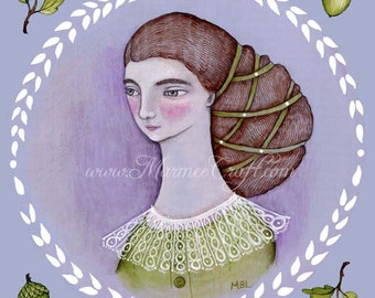 MarmeeCraft art print, "Lelia"