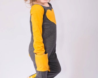 Pick-A-Pocket Romper PDF sewing pattern.
