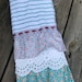 Sweet and colorful kitchen ruffle towel