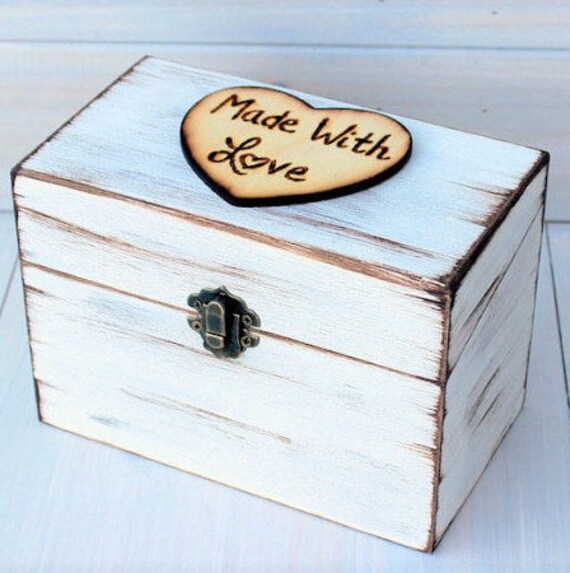 Rustic Recipe Boxes 4x6 Recipe Card Box Recipe Card Storage