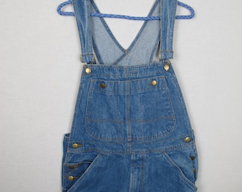 Reworked Vintage Blue Jean Shortalls