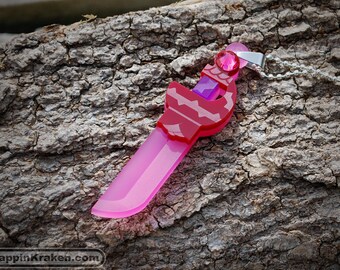 Rose Quartz Sword Acrylic Pendant Steven Universe