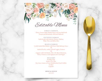 wedding dinner menu cards for wedding buffet menu ideas