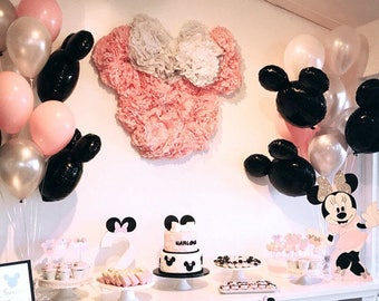 Mickey or Minnie Balloon Kit | Mickey Mouse Party Decorations | Minnie Mouse Birthday Party