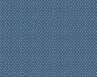 1 Yard Heart and Soul by Deena Rutter and Seek Good Works for Riley Blake Designs - 6704 Navy Heart Triangle