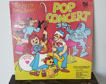 Vintage Raggedy Ann & Andy 78 1980