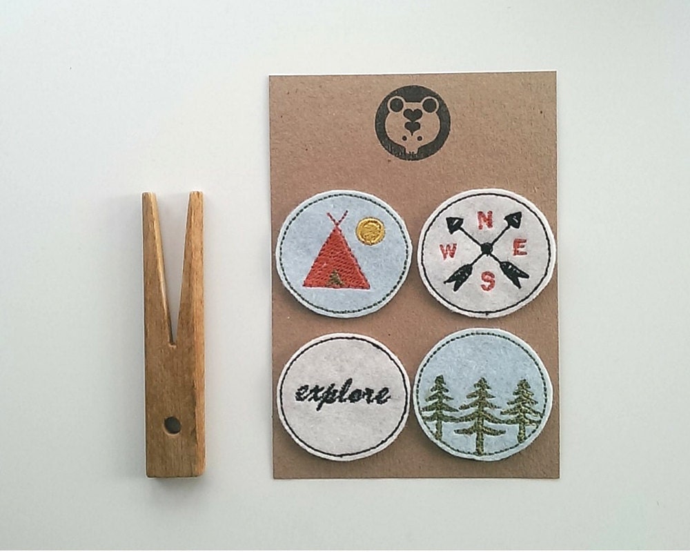 Adventure patch collectioniron on patch setkids jacket