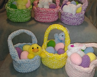 Crocheted Easter Basket