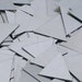 Aluminum Triangles - 22 Gauge, stamping blanks, metal blanks, stamping supplies, geometric stamping blanks, Bopper, hand stamping blanks