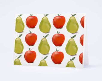 Apples and Pears Pattern by Truly Yours Greetings