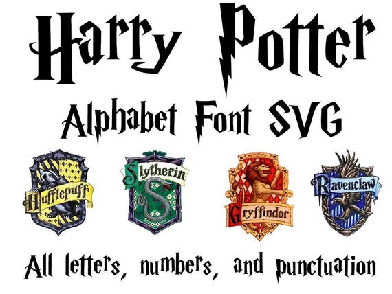 Download Harry Potter Font SVG Harry Potter Alphabet SVG Harry