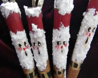 Cinnamon stick Santa's