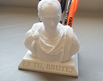 Julius Caesar Pencil Holder (with Custom Engraving Option)