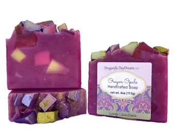 OREGON OPALS Artisan Soap | Mother's Day Gift | Birthday Gifts for Mom | Handcrafted Soap | Handmade Soap | Cold Process Soap | Lilac Soap |