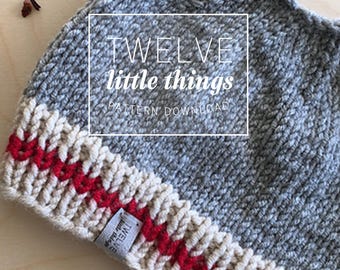 KNITTING PATTERN: Messy Bun Hat, Messy Bun Beanie, Messy Bun, Messy Hair Don't Care, Messy Bun Hat Pattern, Messy Bun Toque, Messy Bun