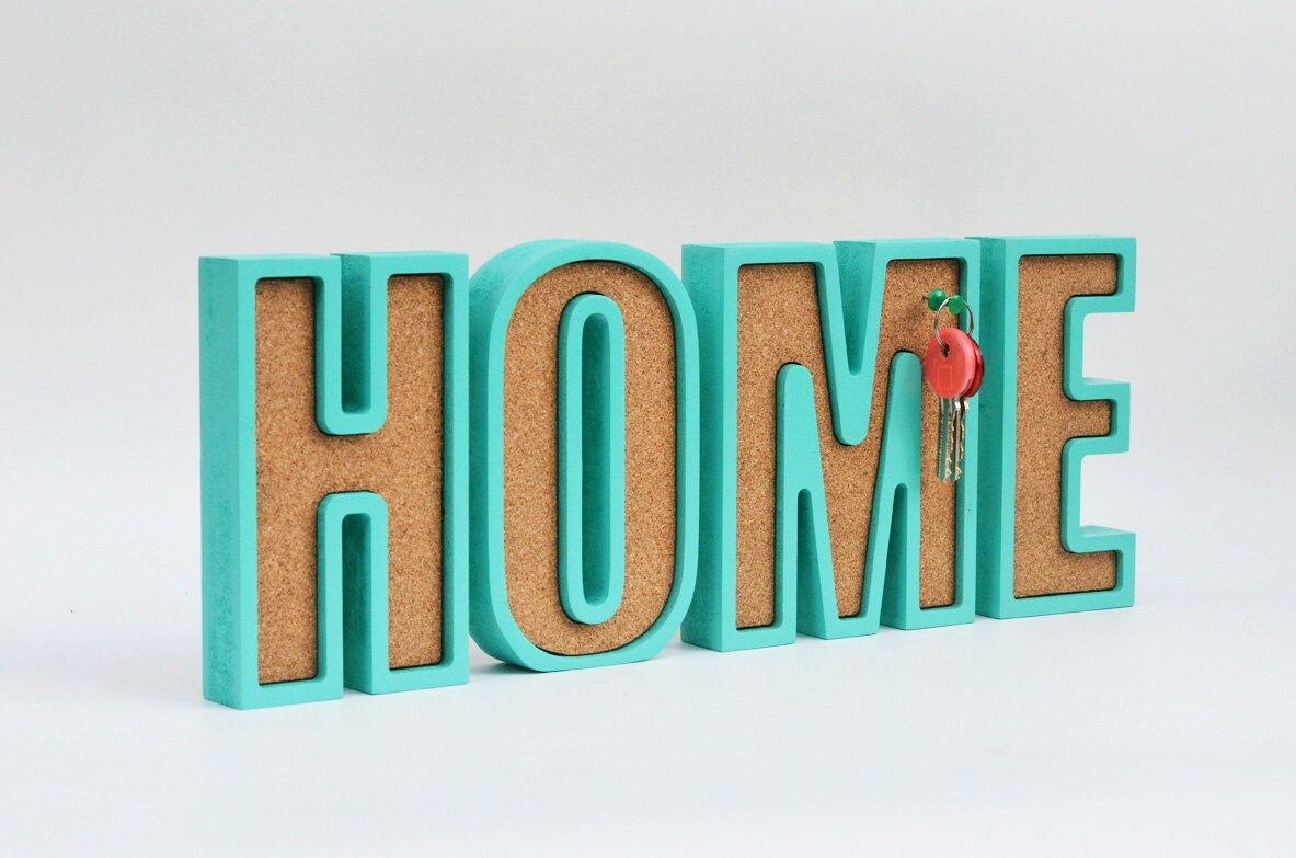 Personal Corkboard cork letters cork art cork board