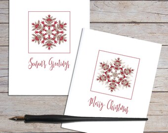 christmas notecard stationery blank note card set christmas notecard