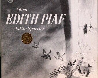 Edith Piaf "Adieu, Little Sparrow" on Philips PCC 208 Connoisseur Collection from 1964 Gatefold cover with booklet FEMALE VOCAL 12" 33RPM Lp