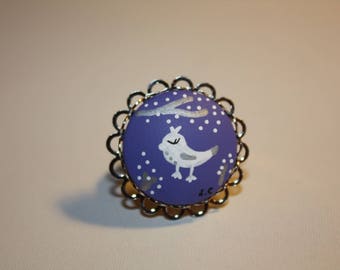 Ring "Laurette" blue Sparrow