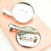 20X - silver hair pins/brooch pins/Hair Accessory Blanks/aligator pins metal findings - Alligator Clip-35mm