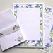 Writing Paper and Envelopes Set, Violets Design