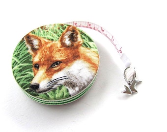 Tape Measure Realistic Foxes Retractable Measuring Tape