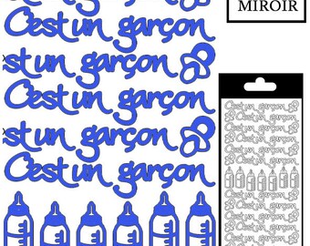 It's a boy - blue mirror - STI282775