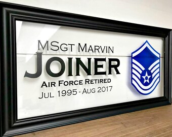 Military Retirement Air Force Gifts Airforce Wife