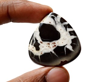 Septarian 53 Cts Natural Top Quality Gemstone Cabochon Pear Shape 33x32x5 MM R14684