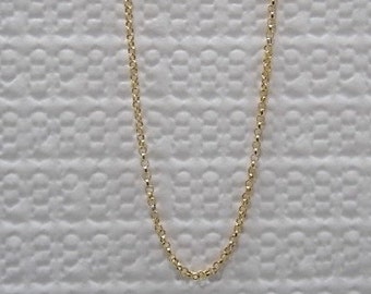 CLEARANCE! 22 k Gold Necklace, Handmade Gold Chain, Gold Necklace, Gift for Her, Gift for Mom, Genuine Fine Jewelry, Mothers Day Gift,