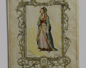 Anne Boleyn, Mountagues History of England Engraving, London, 1771