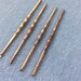 Vintage Raw Brass Stamped Bar Jewelry Finding