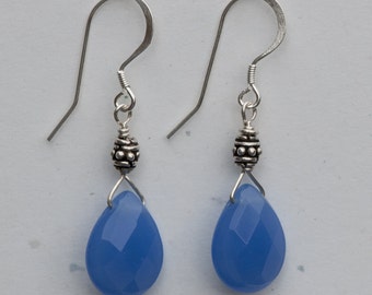 Blue Quartz Earrings