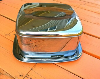 Vintage cake storage container