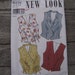 vintage simplicity new look sewing pattern 6439 size A 6 -16 uncut factory folded 1995 fashion