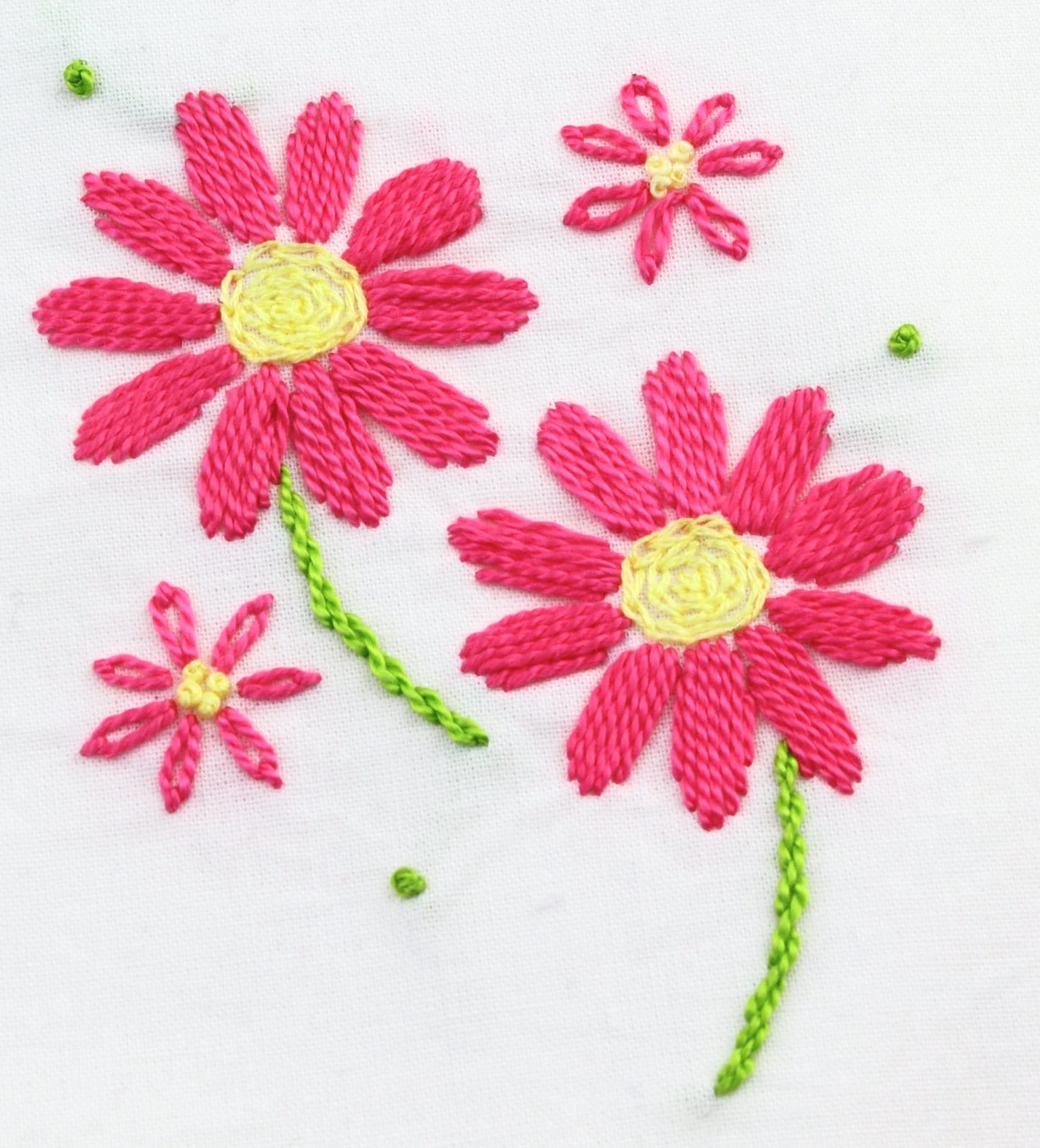 Daisy Embroidery Pattern