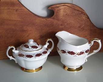 Paragon ELEGANCE Lidded Sugar Dish and Creamer / Milk Jug