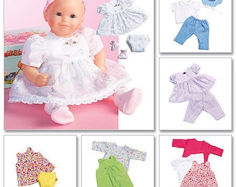 McCall's Pattern M4338 Baby Doll Clothes