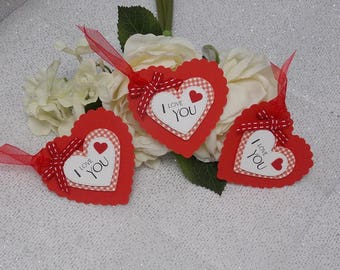 I Love You Valentine / Birthday / Anniversary Gift Tags