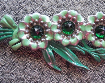 Vintage Enameled Brooch