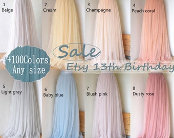 Adult wedding bridesmaid tulle skirt,any size women tulle skirt,custom tulle wedding skirt