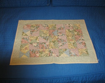 Quilt of the day. This mini table topper, doll quilt, wall hanger is the best value in my shop.