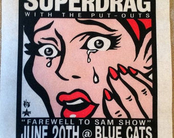 Superdrag screenprint poster 06-20-03