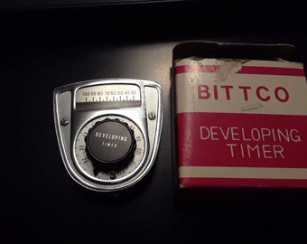 Rare Bittco Developing Timer with Thermometer & Original Red and White Box Japan