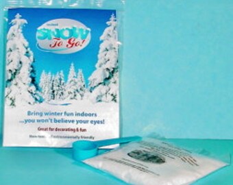 Instant Snow-1 Gallon-Artificial Snow-Slime Supplies-Snow Slime-Faux Snow-Insta Snow-Snow To Go-Instant Snow Powder-Slime-Slime Kit-Slime