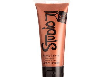 Studio 71 Copper Acrylic Paint Tube 6.75 oz 200ml Craft Supplies Painting Supplies Art Supplies